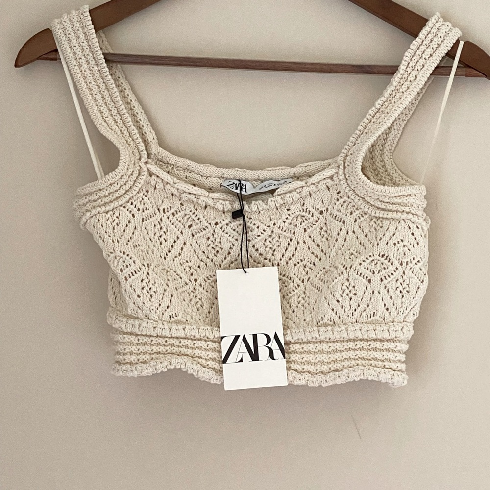 Zara; crochet too + bottom maxi skirt set; NWT ✨SUMMER SALE✨ until 9/16